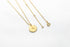 Light gold 26 letter pendant S925 silver necklace collarbone chain - MOWTE