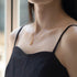 White Zirconia Pendant Female Geometric Branch 925 Silver Gold Plated Necklace - MOWTE