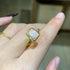 S925 pure silver natural opal ring - MOWTE