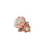 S925 pure silver oval flower natural opal ring - MOWTE