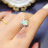 S925 pure silver natural opal ring - MOWTE