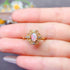 S925 pure silver natural opal ring - MOWTE