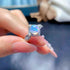 S925 pure silver natural opal ring - MOWTE