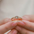 Vintage Luxury Green Moss Ring Palace S925 Pure Silver Water Grass Agate Ring - MOWTE