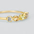 Natural olivine ring niche and high-end S925 pure silver ring - MOWTE