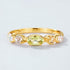 Natural olivine ring niche and high-end S925 pure silver ring - MOWTE