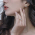 Vintage Celestial Topaz Ring Handcrafted Sterling Silver Gold-Filled Openwork Band - MOWTE