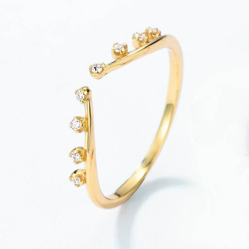 Light luxury retro natural lapis lazuli layered ring S925 pure silver gemstone ring - MOWTE