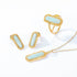 Geometric Amazonite Ring for Women Vintage Engraved S925 Sterling Silver Band - MOWTE