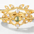 Luxury Opal Vintage Ring Royal Hollow Vine Design for Women - MOWTE