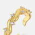 Vintage Royal Style Niche Design High-End Textured Ring for Women Filigree Craft Open band - MOWTE