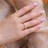 Vintage Royal Style Niche Design High-End Textured Ring for Women Filigree Craft Open band - MOWTE