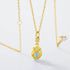 Luxury Vintage Perfume Bottle Pendant Necklace – S925 Sterling Silver with Synthetic Opal Inlay Reversible Custom Jewelry - MOWTE