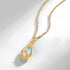 Luxury Vintage Perfume Bottle Pendant Necklace – S925 Sterling Silver with Synthetic Opal Inlay Reversible Custom Jewelry - MOWTE