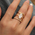 S925 Silver Three-Piece Set Moissanite Ring with 3ct Marquise Cut Center Stone Exquisite Stacking Wedding - MOWTE