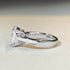 Emerald cut CZ diamond ring s925 silver heart-shaped 5-carat engagement ring - MOWTE
