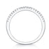 Micro-Pavé Moissanite S925 Sterling Silver Minimalist Ring for Women - MOWTE