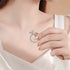 4ct Six-Prong Moissanite Ring for Women S925 Sterling Silver Full Diamond Halo Proposal Engagement Ring