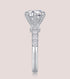 S925 Sterling Silver Luxuriously Set Light Luxury Moissanite Ring
