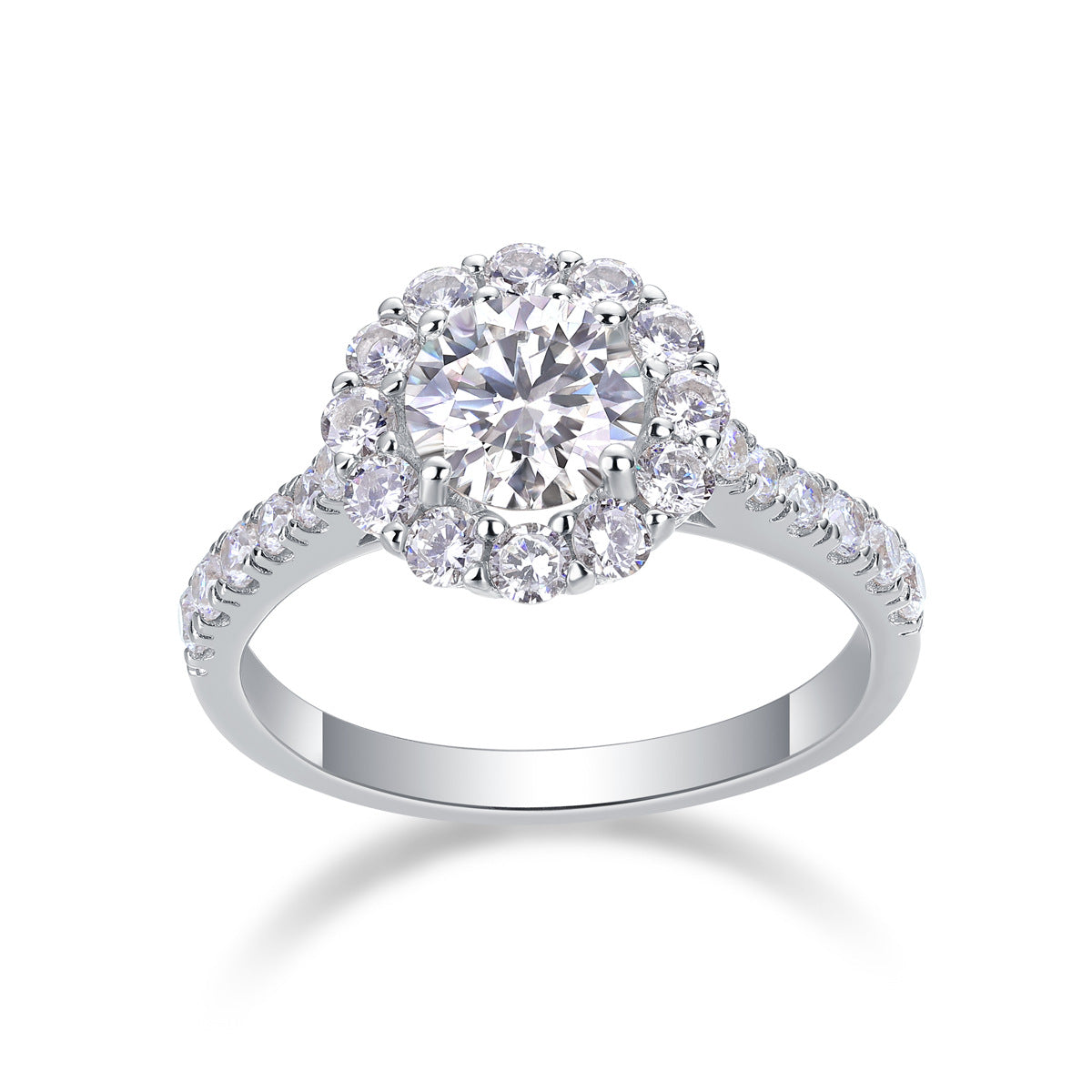 S925 Sterling Silver True Love Ring with Moissanite – Minimalist Luxury with certificate
