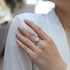 S925 Sterling Silver True Love Ring with Moissanite – Minimalist Luxury with certificate