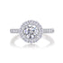 S925 Sterling Silver True Love Ring with Moissanite – Minimalist Luxury with certificate