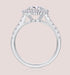 S925 Sterling Silver True Love Ring with Moissanite – Minimalist Luxury with certificate
