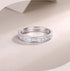 Micro-Pavé Moissanite S925 Sterling Silver Minimalist Ring for Women