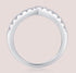 Micro-Pavé Moissanite S925 Sterling Silver Minimalist Ring for Women