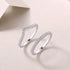925 Sterling Silver Stackable Moissanite Ring – Light Luxury Style