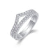 925 Sterling Silver Stackable Moissanite Ring – Light Luxury Style
