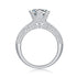 S925 Sterling Silver True Love Ring Moissanite – Minimalist Luxury with certificate