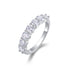 925 Sterling Silver Stackable Moissanite Ring – Light Luxury Style