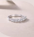 925 Sterling Silver Stackable Moissanite Ring – Light Luxury Style