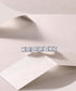 925 Sterling Silver Stackable Moissanite Ring – Light Luxury Style