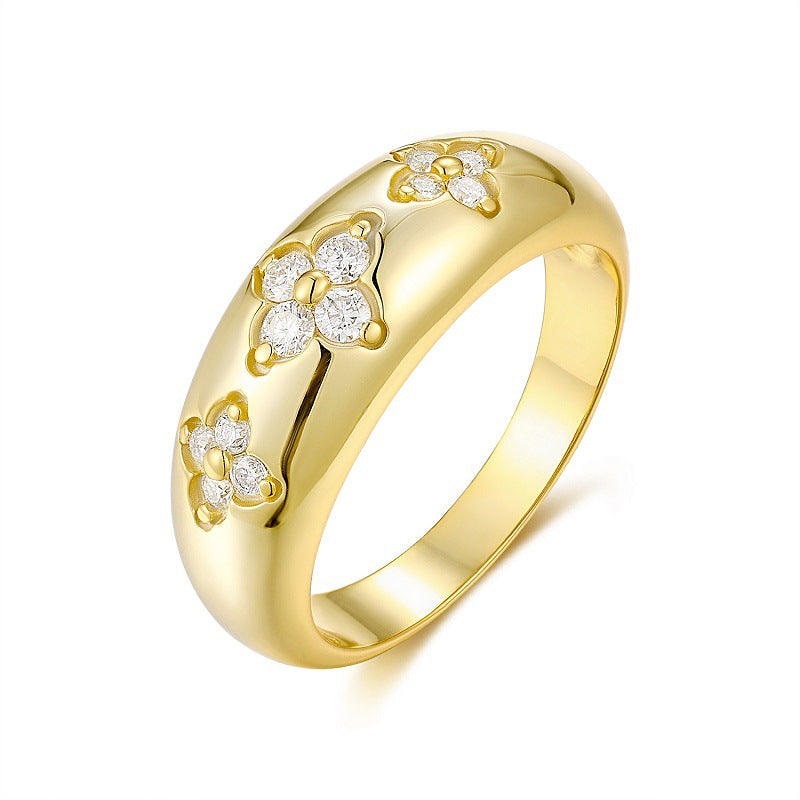 S925 Sterling Silver True Love Ring Moissanite – Minimalist Luxury with certificate