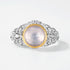 Vintage and Light Luxury Natural Rose Quartz Ring with S925 Sterling Silver Setting