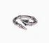 Pure silver ring temperament arrow sparkling diamond hip-hop hooligan handsome ring