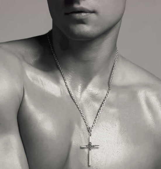 Silver Cross Necklace