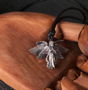 Six-winged angel pendant