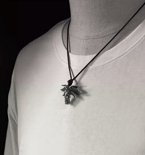 Six-winged angel pendant