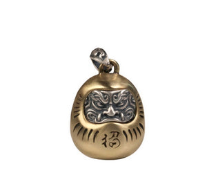 Daruma egg pendant