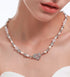 Original Design Girl Moonlight Stone Pearl White Agate Necklace