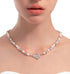 Original Design Girl Moonlight Stone Pearl White Agate Necklace