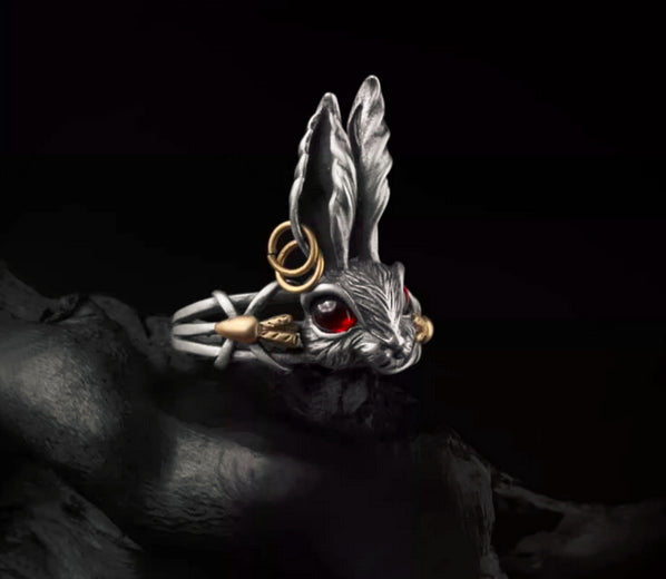 Rabbit Silver Ring