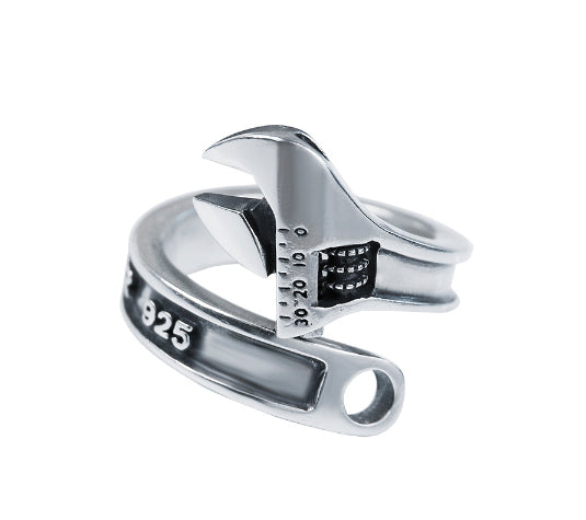 Wrench Silver Ring