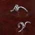 Unique sterling silver snake-shaped ear clip without piercing couple personalized ear cuff sweet and cool earrings