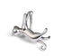 Pure silver ear clip for male and female cats without pierced ears bone clip ear hook ear cuff