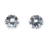 s925 sterling silver diamond six prong studs hip hop zircon versatile style for men and women - MOWTE