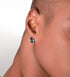 Claw blue stone earrings - MOWTE